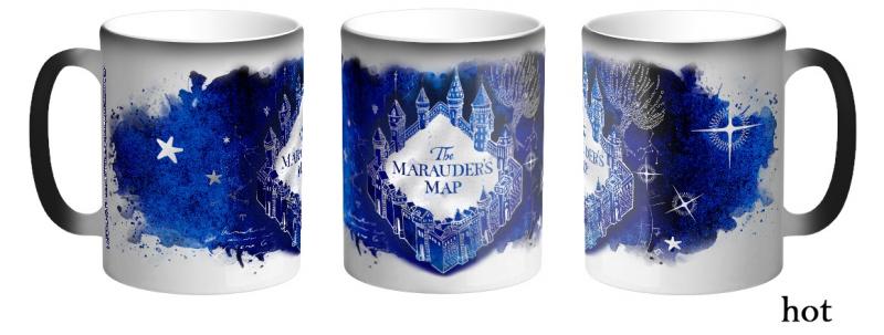 Harry Potter heat change mug - Marauders map / Harry Potter kubek termoaktywny - Mapa Huncwotów