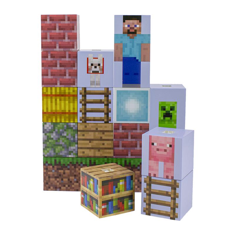 Minecraft Block Building Light Character Edition / lampka Minecraft bloki - edycja postacie