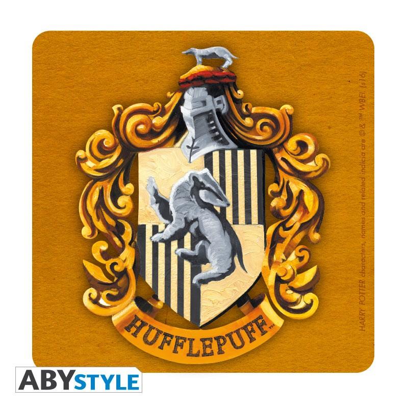 HARRY POTTER Set 4 Coasters - Houses / zestaw 4 podkładek Harry Potter - Dormitoria - ABS