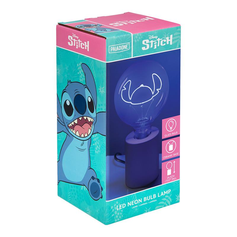 Disney Stitch LED Neon Bulb Lamp (high: 24,3 cm) / Disney Stitch lampka - żarówka neonowa (wysokość: 24,3 cm)