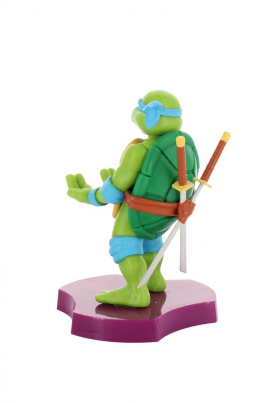 TMNT: Leonardo Cable Guys Holdem - Earbud Holder (11 cm) / Stojak na słuchawki Wojownicze Żółwie Ninja - Leonardo (11 cm)