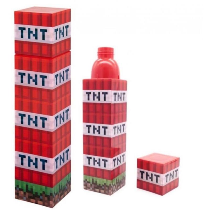 Minecraft TNT bottle - 650 ml / Bidon Minecraft TNT - 650 ml