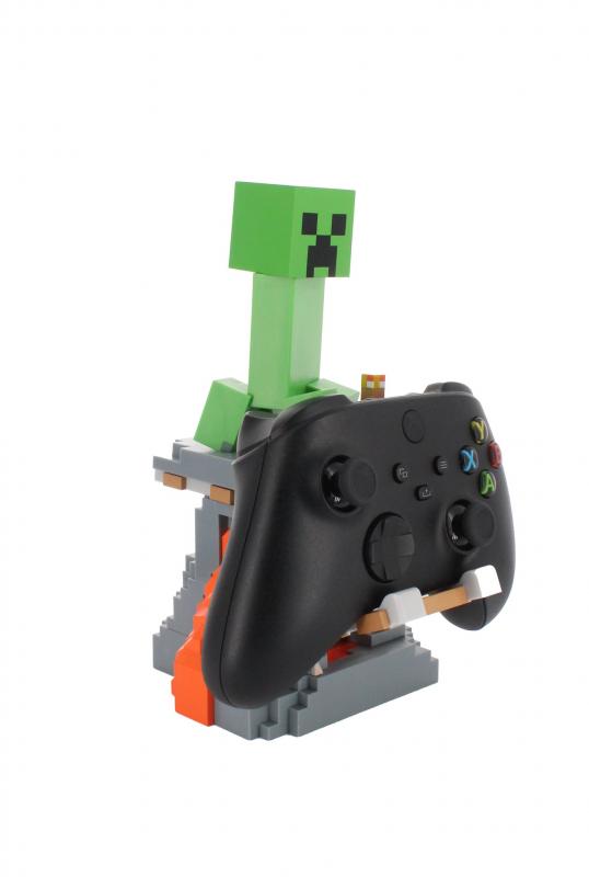 Minecraft - Creeper phone & controller holder (high: 20 cm) / Minecraft stojak na telefon - kontroler (wysokość: 20 cm) - Creeper