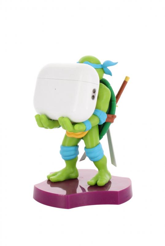 TMNT: Leonardo Cable Guys Holdem - Earbud Holder (11 cm) / Stojak na słuchawki Wojownicze Żółwie Ninja - Leonardo (11 cm)