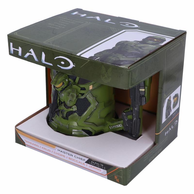 Halo Master Chief Tankard (high: 15,5 cm) / Kufel kolekcjonerski Halo - Master Chief (wys: 15,5 cm)