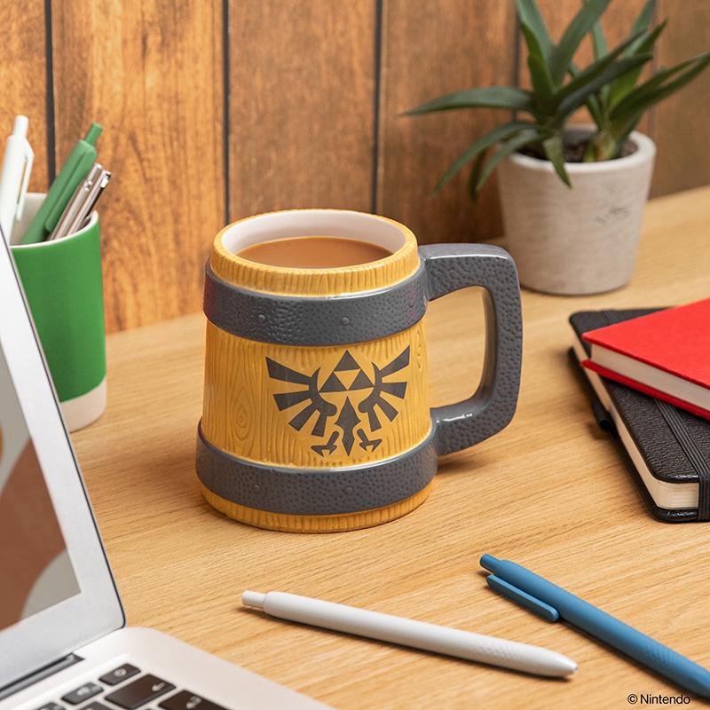 The Legend od Zelda 3D mug Hyrule Crest / The Legend od Zelda kubek 3d herb Hyrule