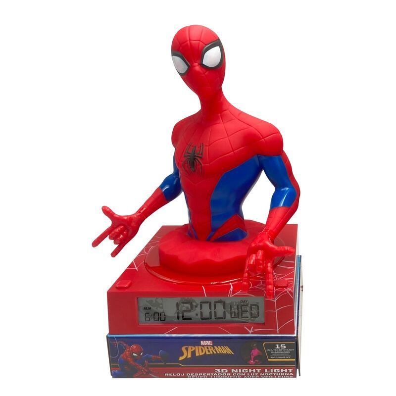 Marvel Spider-man 3D lamp with alarm / Marvel Spider-man lampka 3D z budzikiem