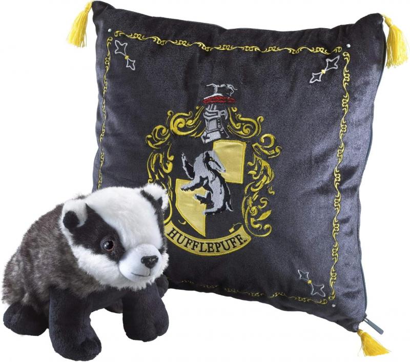 Harry Potter - Hufflepuf House Plush and Cushion / Harry Potter zestaw: poduszka plus maskotka - Hufflepuf