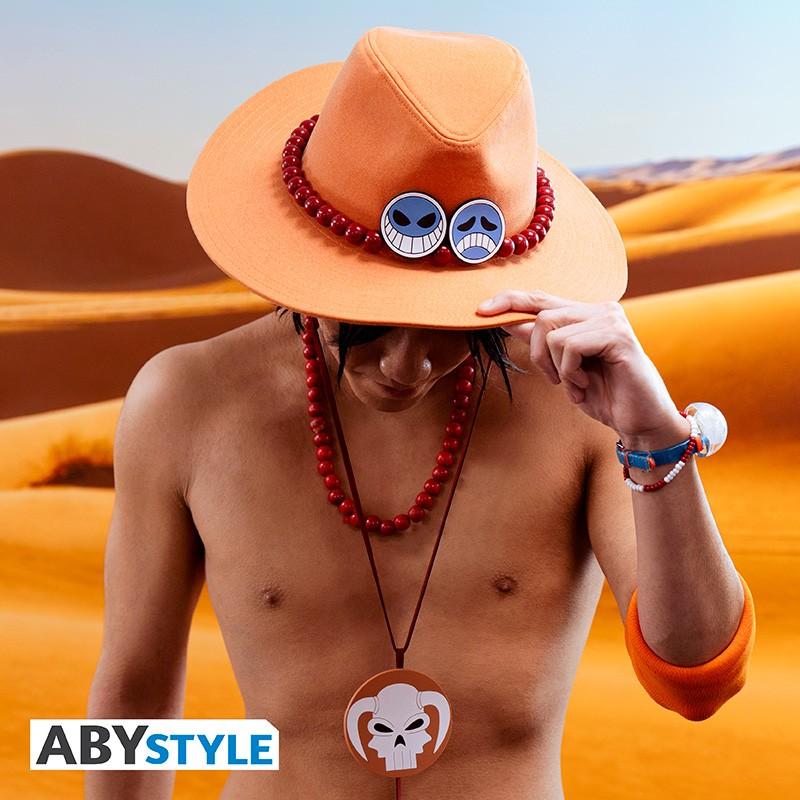 ONE PIECE Replica Hat - Portgas D. Ace / One Piece kapelusz Portgas D. Ace - ABS