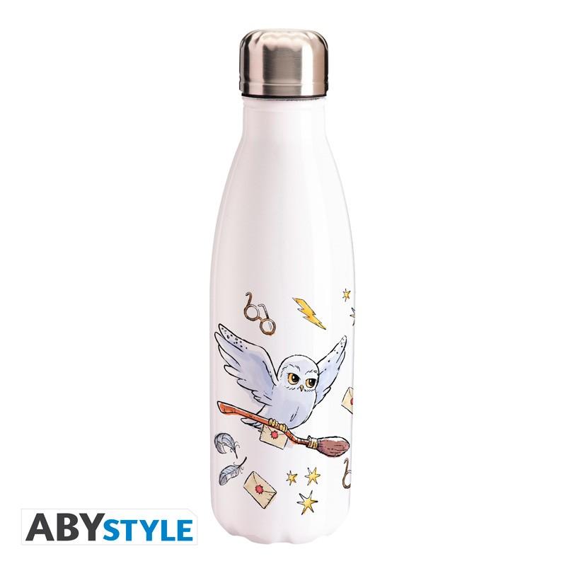 Harry Potter water bottle - Hogwarts Symbols / butelka metalowa Harry Potter - symbole Hogwartu - ABS