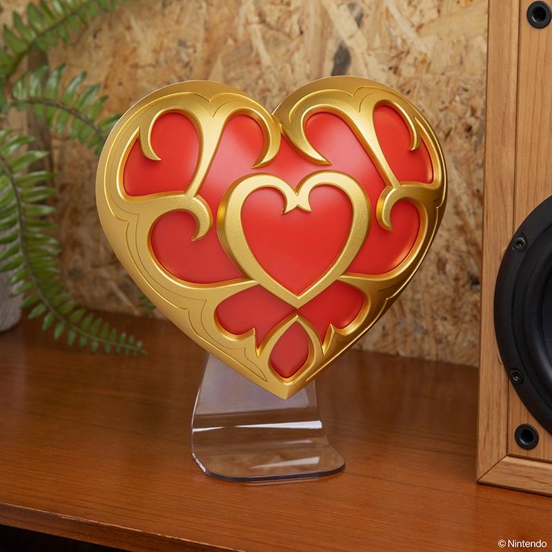 The Legend of Zelda Heart Container Light (high: 21,6 cm) / The Legend of Zelda lampka - pojemnik na energię (wysokość: 21,6 cm)