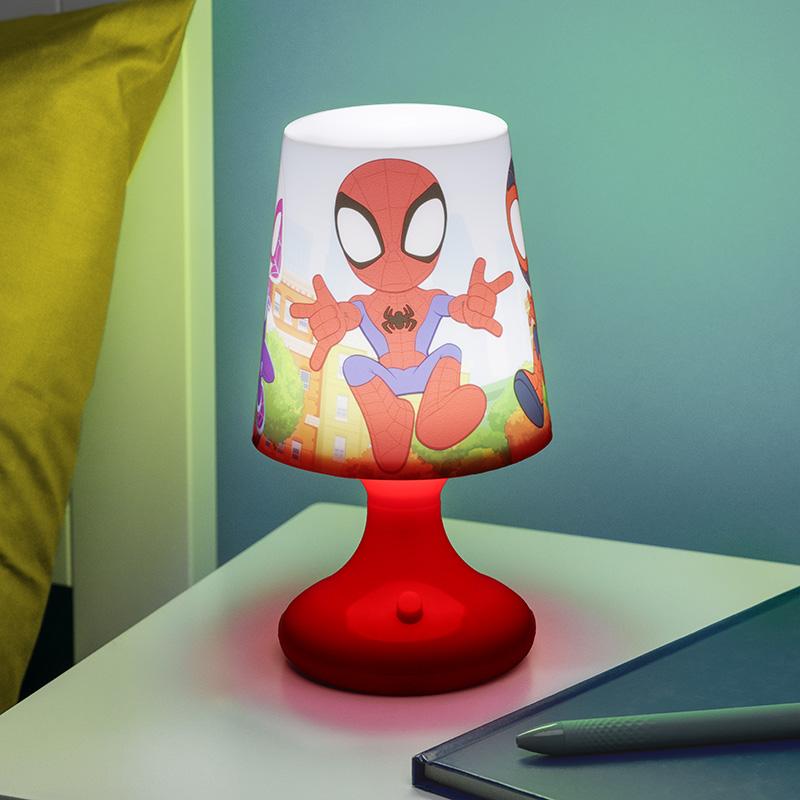 Marvel Spidey and Friends Table Lamp (high: 18,50 cm) / Lampka nocna Marvel Spidey i Przyjaciele (wysokość: 18,50 cm)