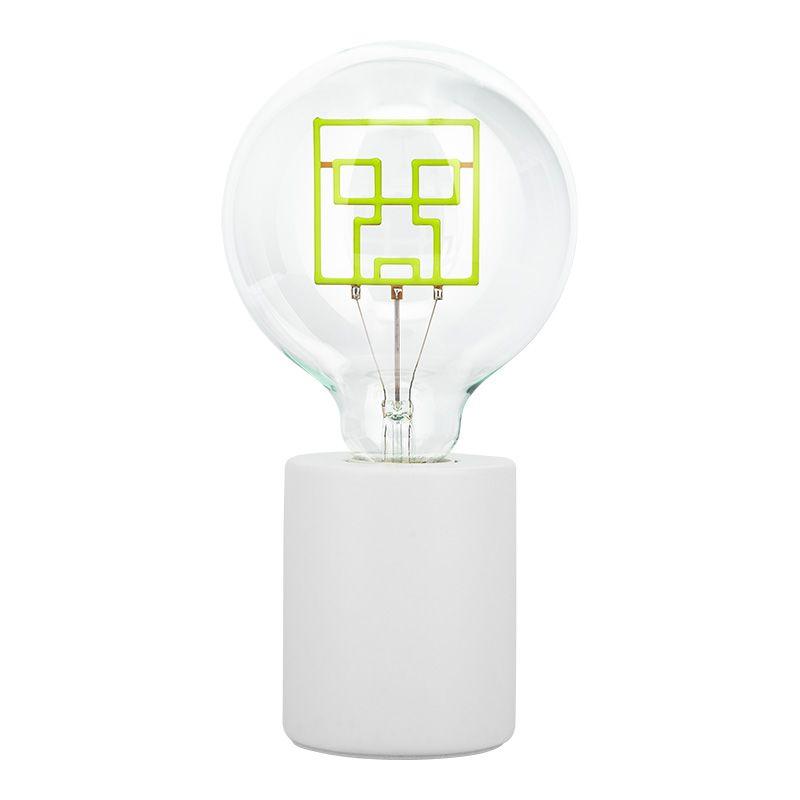 Minecraft Creeper LED Neon Bulb lamp (high: 24,3 cm) / Minecraft Creeper lampka - żarówka neonowa (wysokość: 24,3 cm)