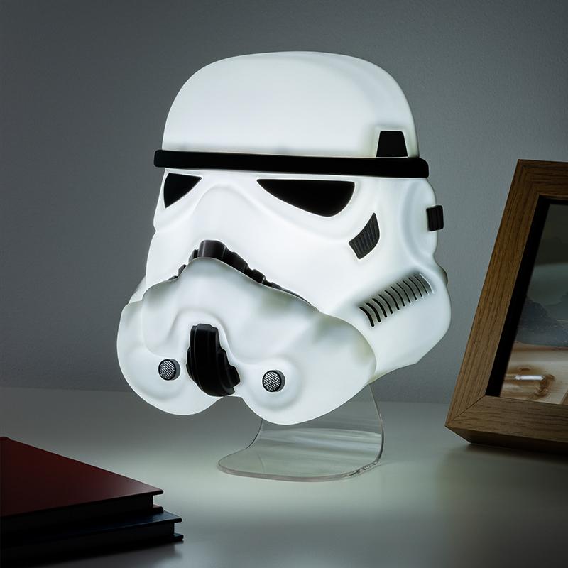 Star Wars Stormtrooper Mask Light desktop / wall light (high: 22 cm) / Gwiezdne Wojny Szturmowiec lampka ścienno-biurkowa (wysokość: 22 cm)