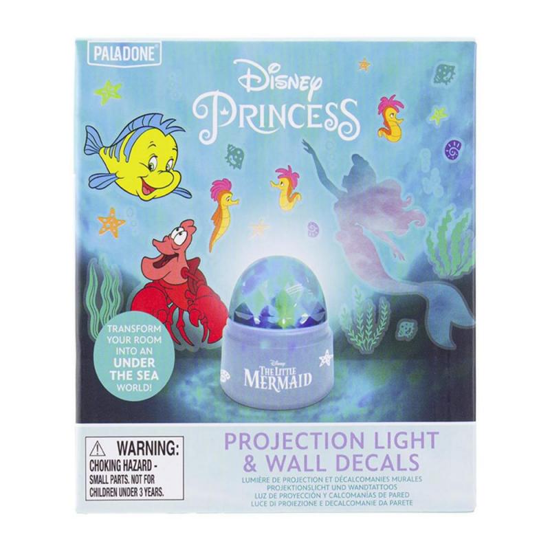 Disney Little Mermaid Projection Light and Decals Set / projektor Disney Mała Syrenka z zestawem naklejek