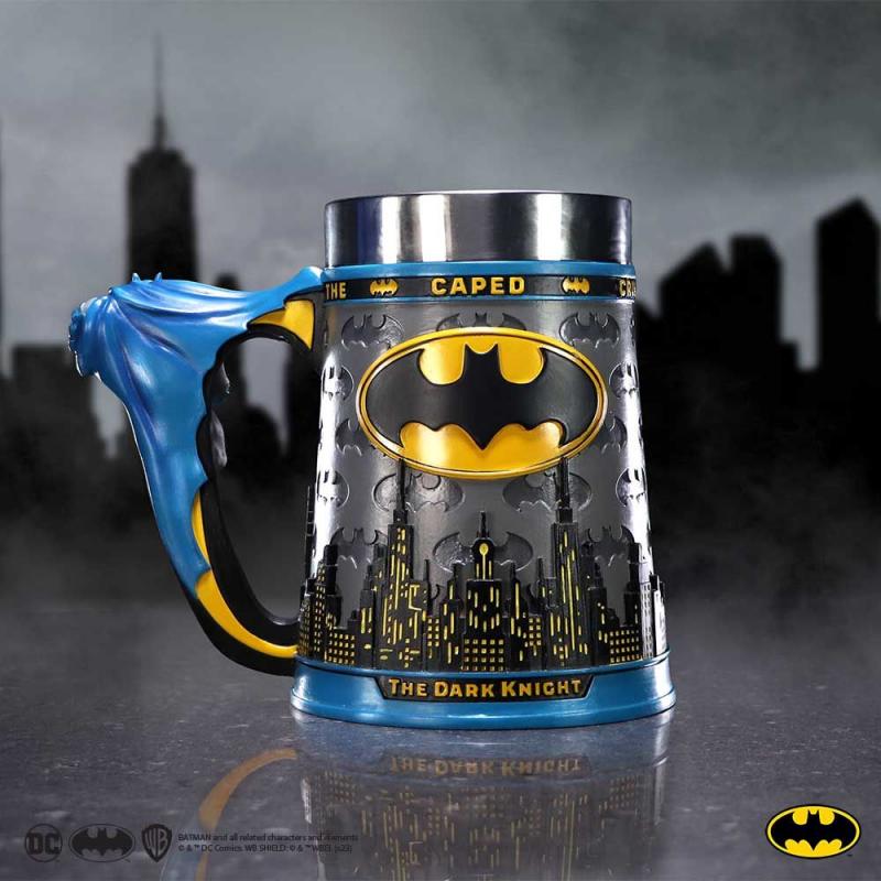 Batman DC The Caped Crusader Tankard (high: 15,5 cm) / kufel kolekcjonerski Batman DC Zamaskowany Krzyżowiec (wys: 15,5 cm)