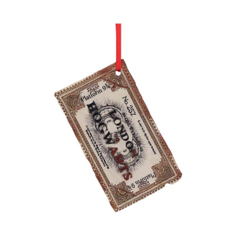 Harry Potter Hogwarts Ticket Hanging Ornament / Harry Potter wisząca ozdoba bilet do Hogwartu