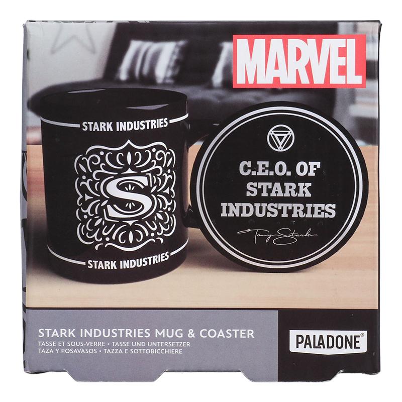 Marvel Stark Industries Mug and Coaster / Zestaw prezentowy Marvel Stark: kubek plus podkładka