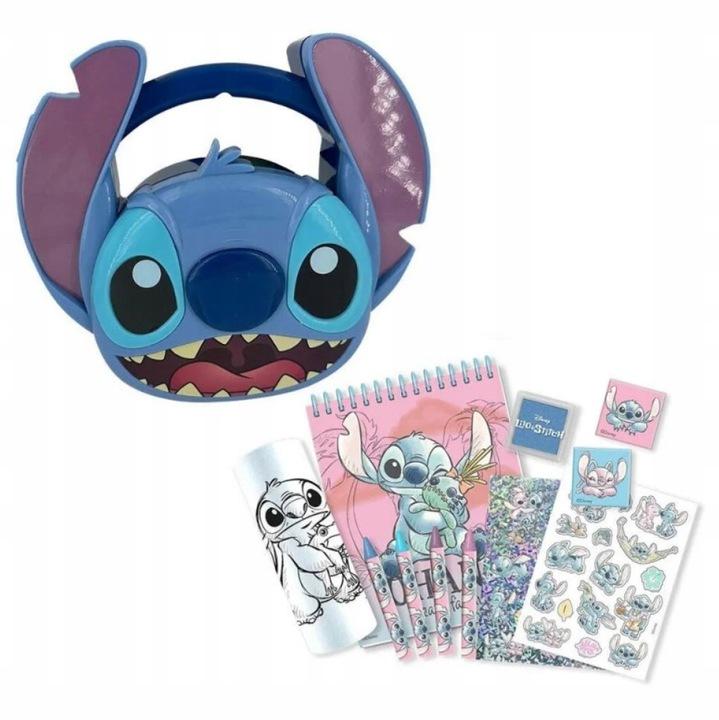 Disney Stitch 3D with stationary / Disney Stitch zestaw kreatywny z walizką 3D