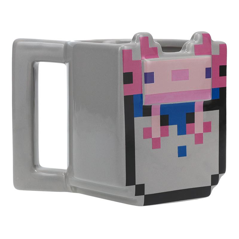 Minecraft Axolotl 3D Shaped Mug / kubek 3D Minecraft Axolotl