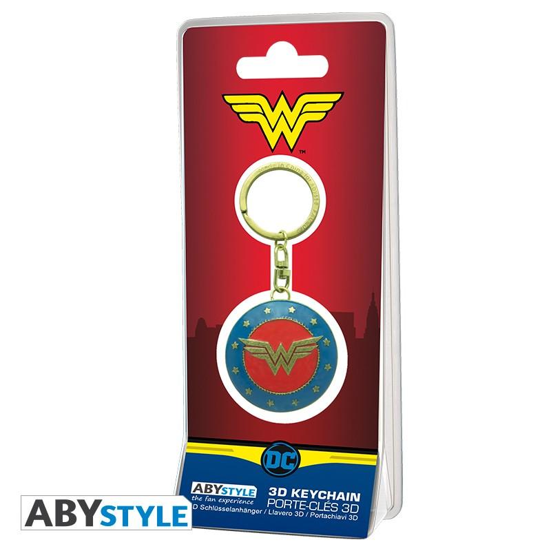 DC COMICS Keychain 3D Shield Wonder Woman / Dc Comics brelok 3D Wonder Woman - Tarcza - ABS