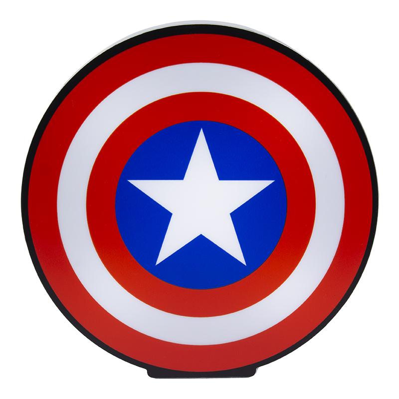 Marvel Captain America Box Light - shield (diameter: 16 cm) / lampka Marvel kapitan Ameryka - tarcza (średnica: 16 cm)