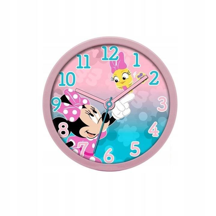 Disney Minnie Mouse wall clock (diameter: 25 cm) / Disney Myszka Minnie zegar ścienny (średnica: 25 cm)