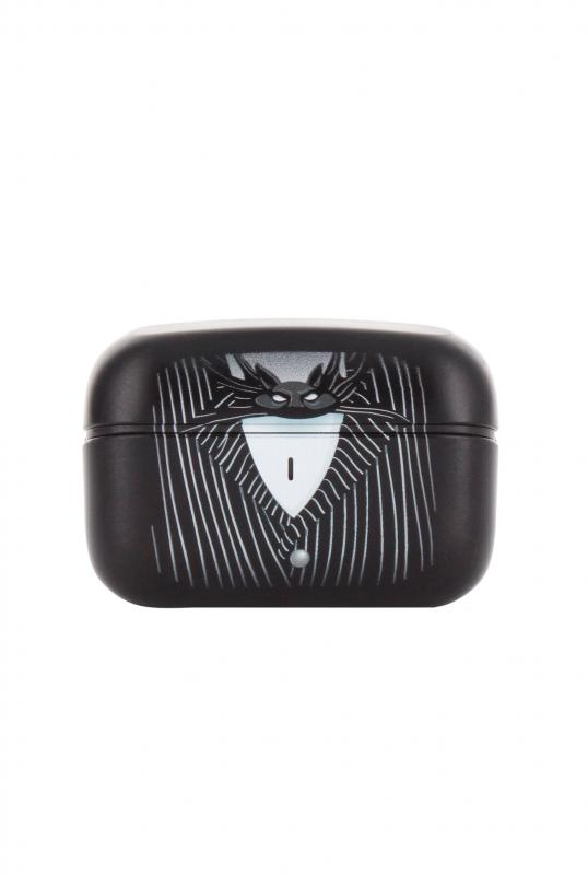 The Nightmare Before Christmas Jack Skellington Buds Pro Wireless Bluetooth Earbuds and Phone Holder / Miasteczko Halloween zestaw: stojak na słuchawki Jack Skellington plus słuchawki bezprzewodowe
