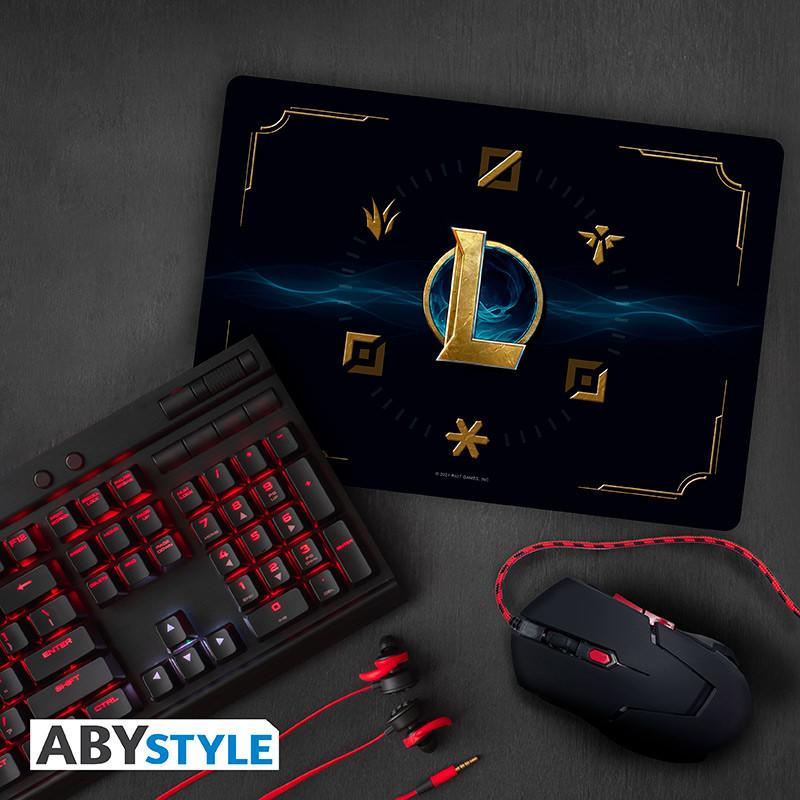 LEAGUE OF LEGENDS gaming mousepad Hextech logo (35 x 25 cm) / League of Legends podkładka pod myszkę Hextech logo (35 x 25 cm) - ABS