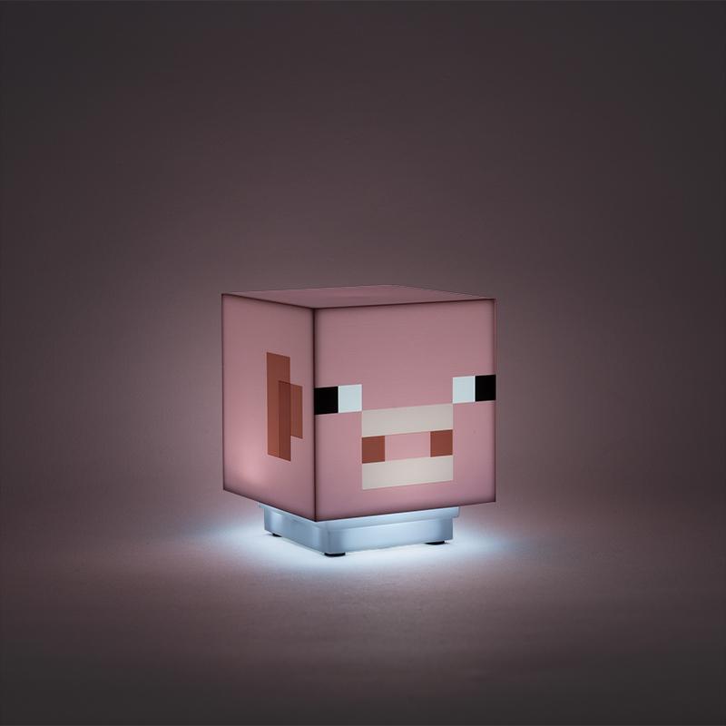 Minecraft Pig Light with Sound / lampka Minecraft Świnka z dźwiękiem