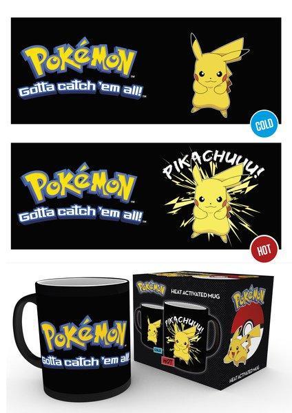 Pokemon Pikachu heat change mug / kubek termoaktywny Pokemon Pikachu - ABS