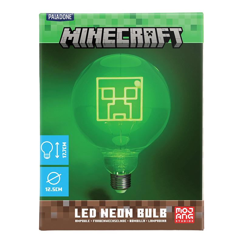 Minecraft Creeper LED Neon Bulb Only / Minecraft Creeper żarówka neonowa