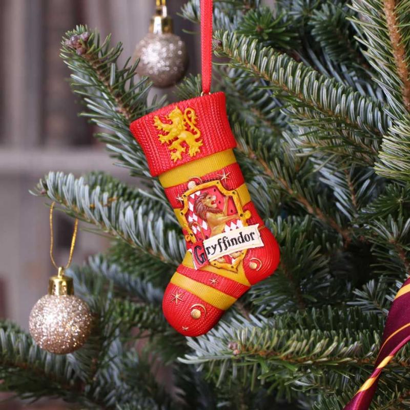 Harry Potter Gryffindor Stocking Hanging Ornament (9,5 cm) / ozdoba wisząca Harry Potter - skarpeta Gryffindor (9,5 cm)