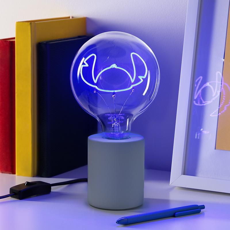 Disney Stitch LED Neon Bulb Lamp (high: 24,3 cm) / Diseny Stitch lampka - żarówka neonowa (wysokość: 24,3 cm)