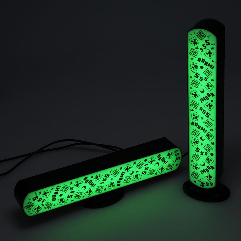 Minecraft multicolors Light Bar Set of 2 with Remote / Minecraft zestaw 2 lampek wielokolorowych z pilotem