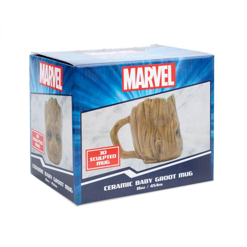 MARVEL COMICS BABY GROOT SHAPED 3D MUG / kubek 3D Marvel Groot - baby