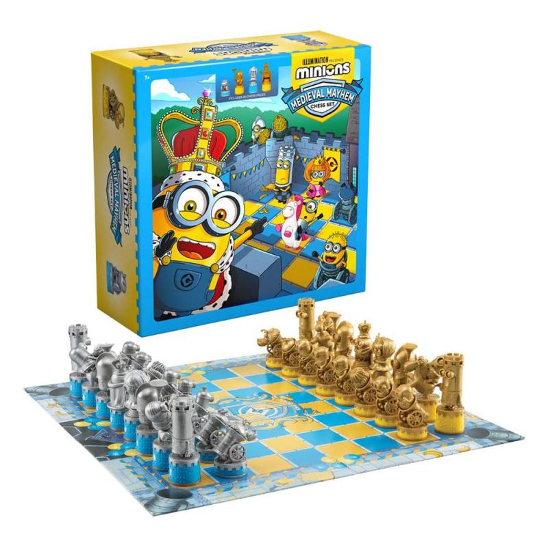 Minions Medieval Mayhem Chess Set / Minionki zestaw szachów Średniowieczny chaos