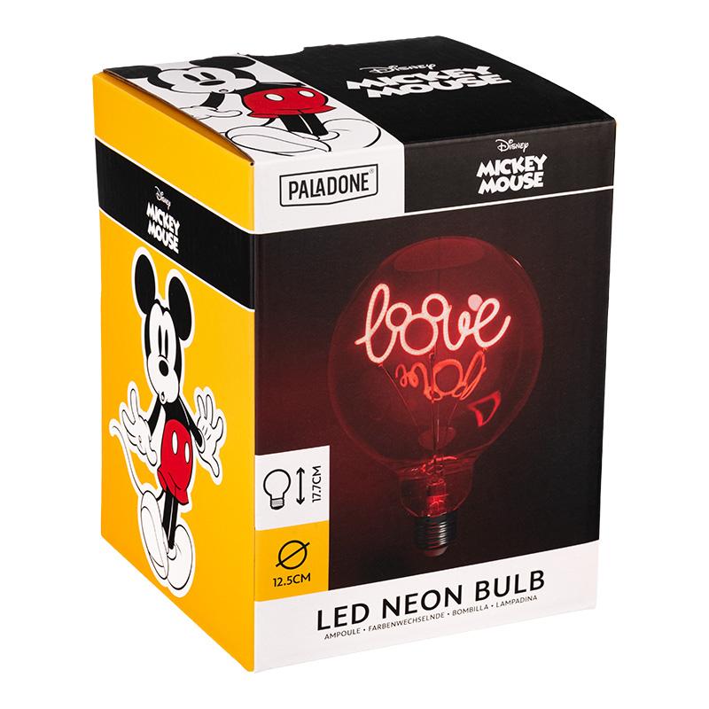 Disney Mickey Mouse LED Neon Bulb Only / Disney Myszka Miki żarówka neonowa