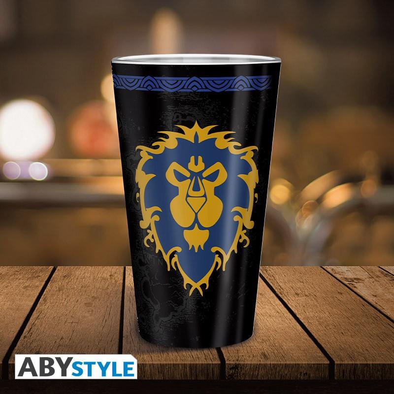 World of Warcraft large glass (400 ml) - Alliance / World of Warcraft szklanka (400 ml) - Alliance - ABS