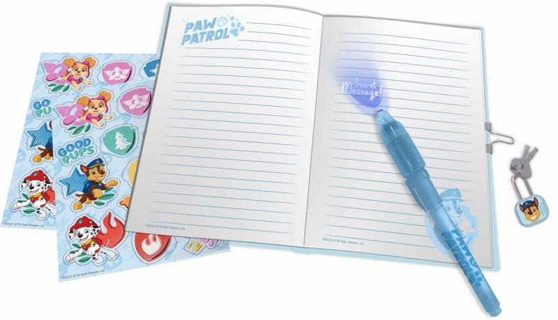 Paw Patrol secret diary with magic pen / Psi Patrol pamiętnik z magicznym długopisem