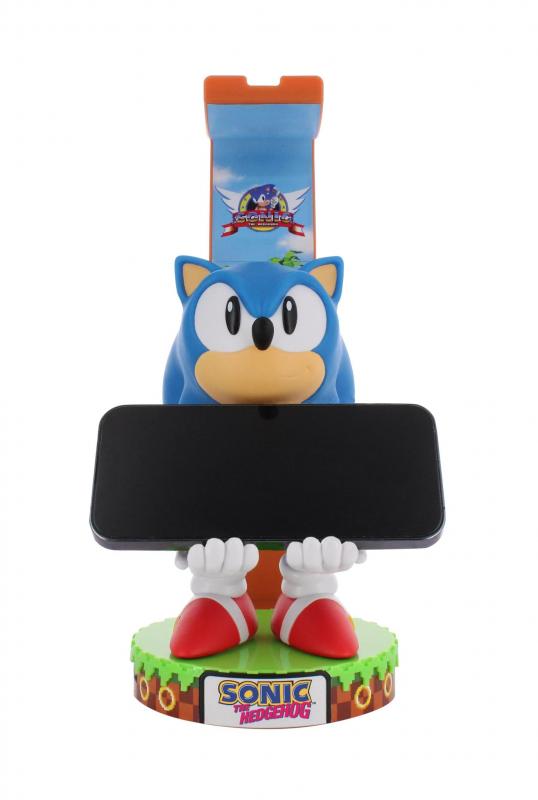 Sonic the hedgehog deluxe edition phone & controller holder plus headphone stand (20 cm) / stojak Sonic the hedgehog edycja Deluxe plus podstawka na słuchawki (20 cm)