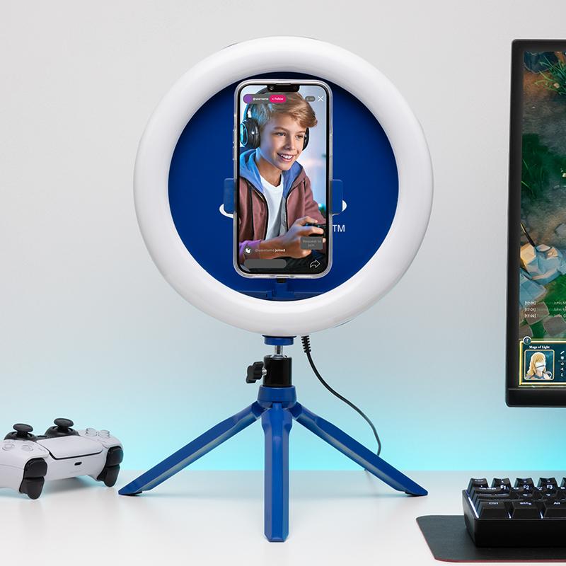 Playstation streaming light with phone holder / lampka do streamingu Playstation z uchwytem na telefon