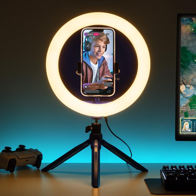 Playstation streaming light with phone holder / lampka do streamingu Playstation z uchwytem na telefon