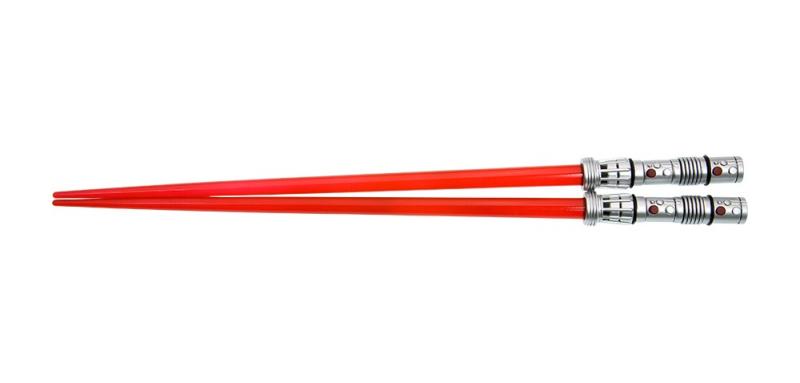 Star Wars Chopstick Darth Maul & Obi-Wan Kenobi Lightsaber Chopstick Battle 2-Set / Zestaw pałeczek Gwiezdne Wojny - miecze świetlne Darth Maul & Obi-Wan (2 zestawy)