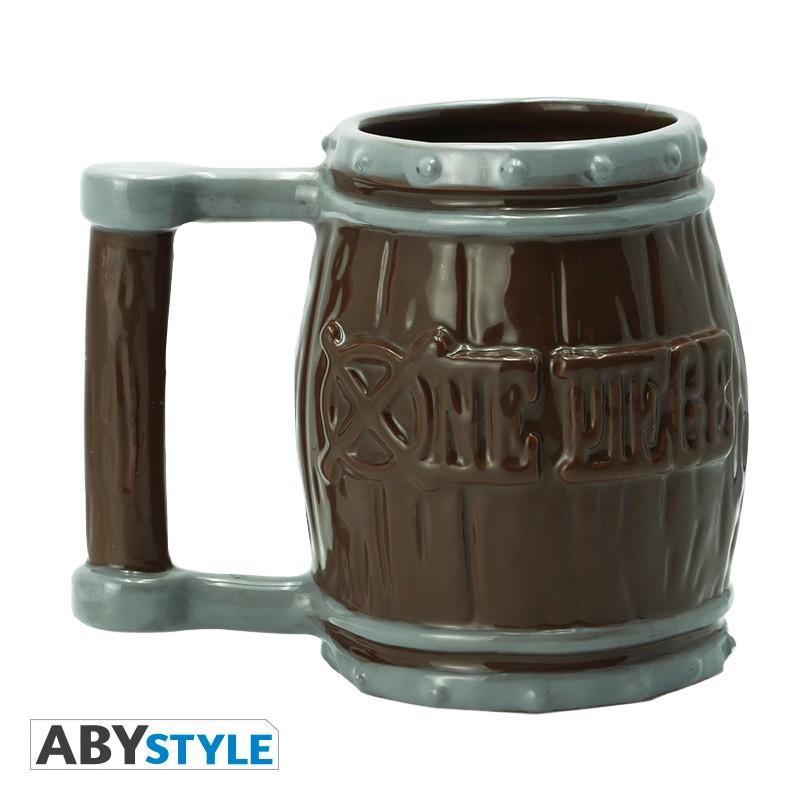 ONE PIECE - Mug 3D - Barrel / kubek 3D One Piece - beczka - ABS