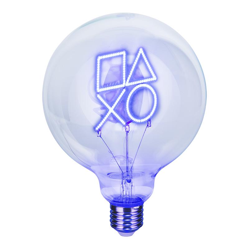 Playstation LED Neon Bulb Lamp (high: 24,3 cm) / Playstation lampka - żarówka neonowa (wysokość: 24,3 cm)