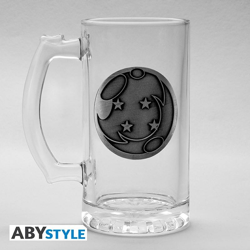 DRAGON BALL Tankard metal - Dragon Ball / kufel Dragon ball z metalowym logo - ABS