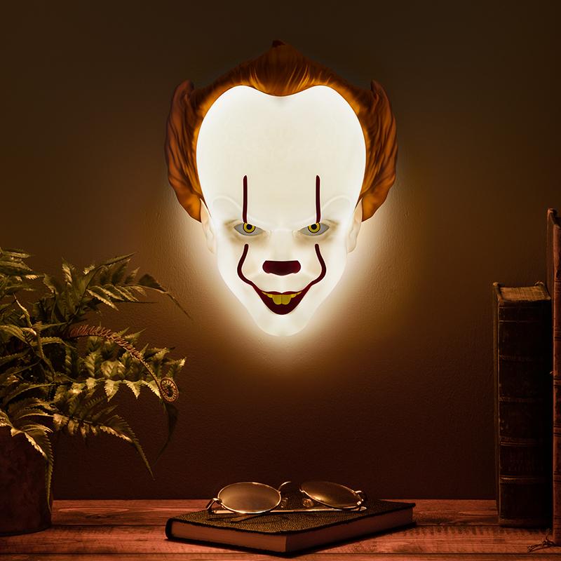 IT Pennywise Mask desktop / wall light (high: 22 cm) / lampka ścienno-biurkowa 