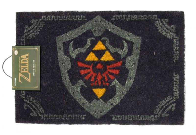 THE LEGEND OF ZELDA (HYLIAN SHIELD) DOOR MAT (60 x 40 xm) / wycieraczka pod drzwi The Legend of Zelda (HYLIAN SHIELD) (60x40 cm)