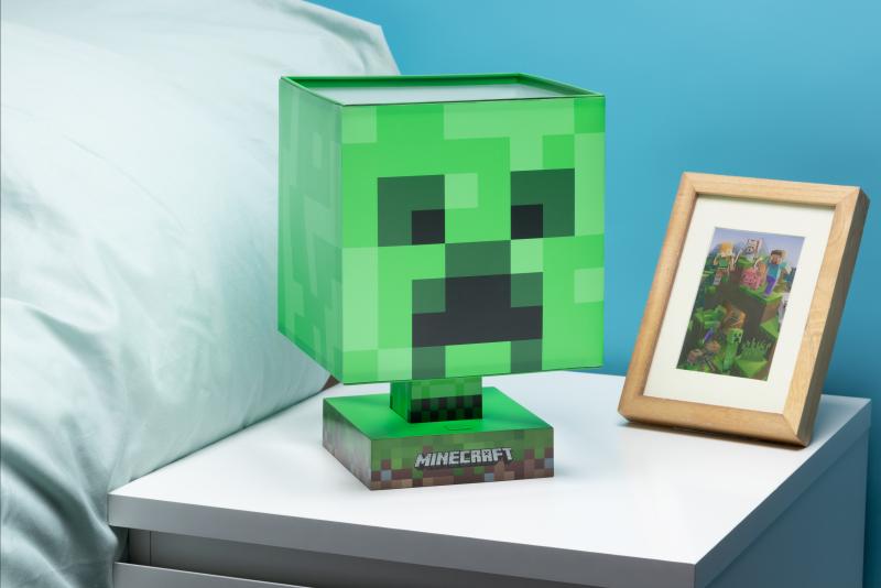 Minecraft Creeper Icon lamp (high: 26,6 cm) / lampa Minecraft Creeper (wysokość: 26,6 cm)